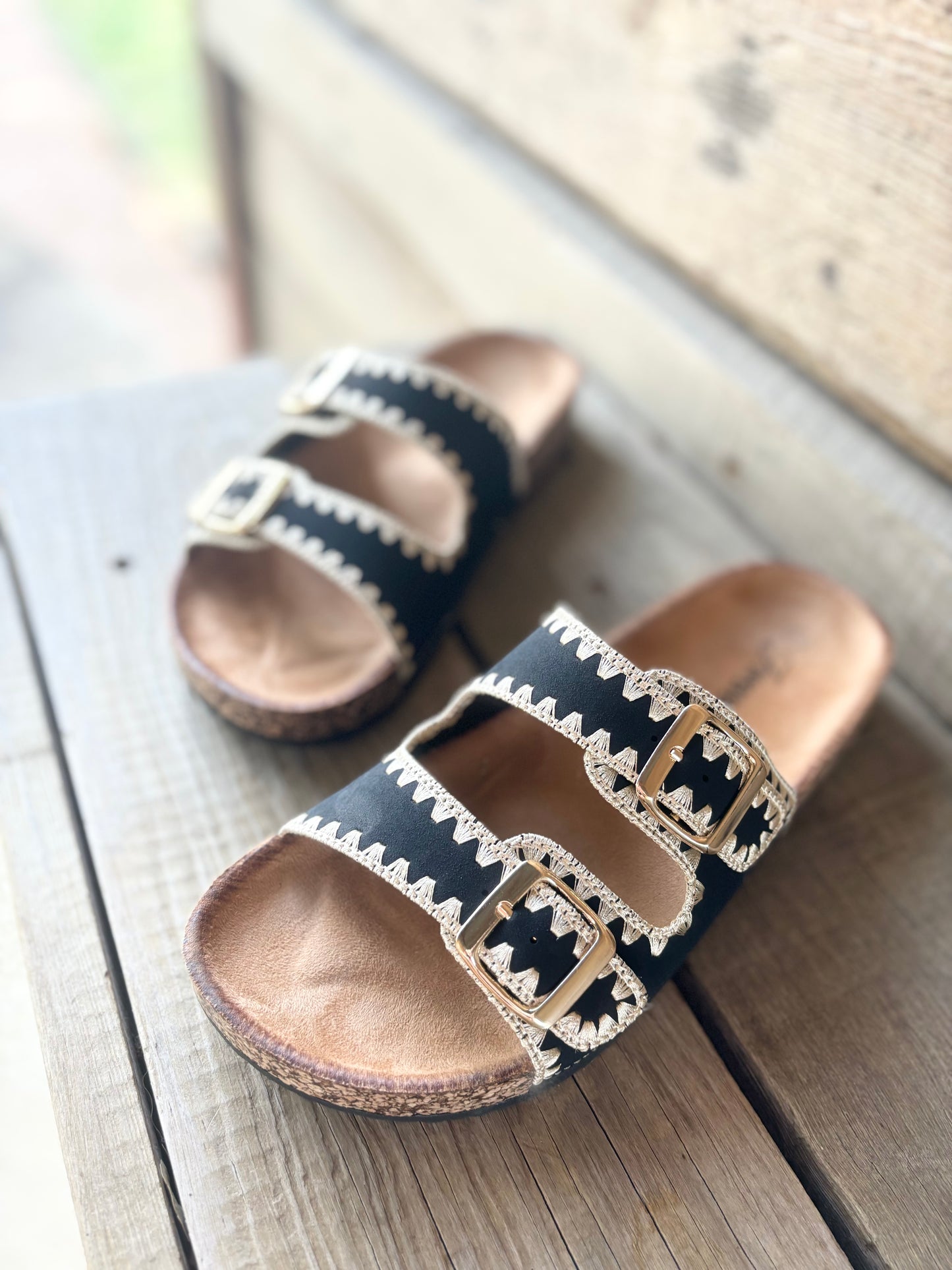 The Kaitlyn Stitched Sandal